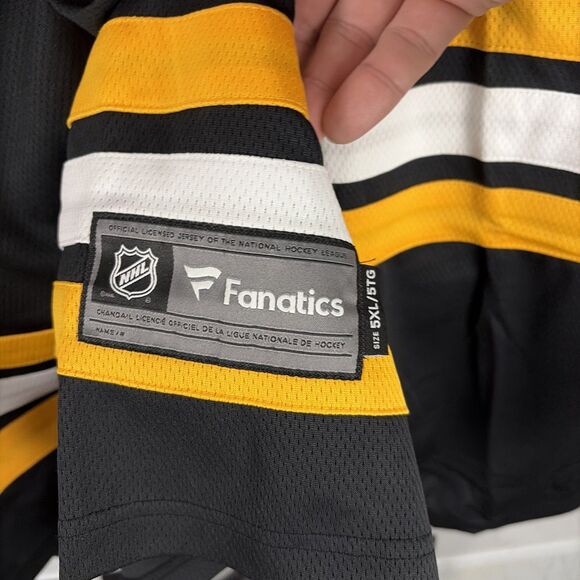Fanatics Boston Bruins NHL Breakaway Home Jersey Mens Size 5XL NWT - Picture 3 of 7